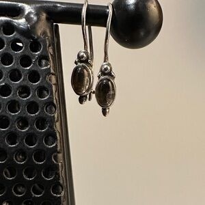 Elegant Sterling Silver Drop Earrings